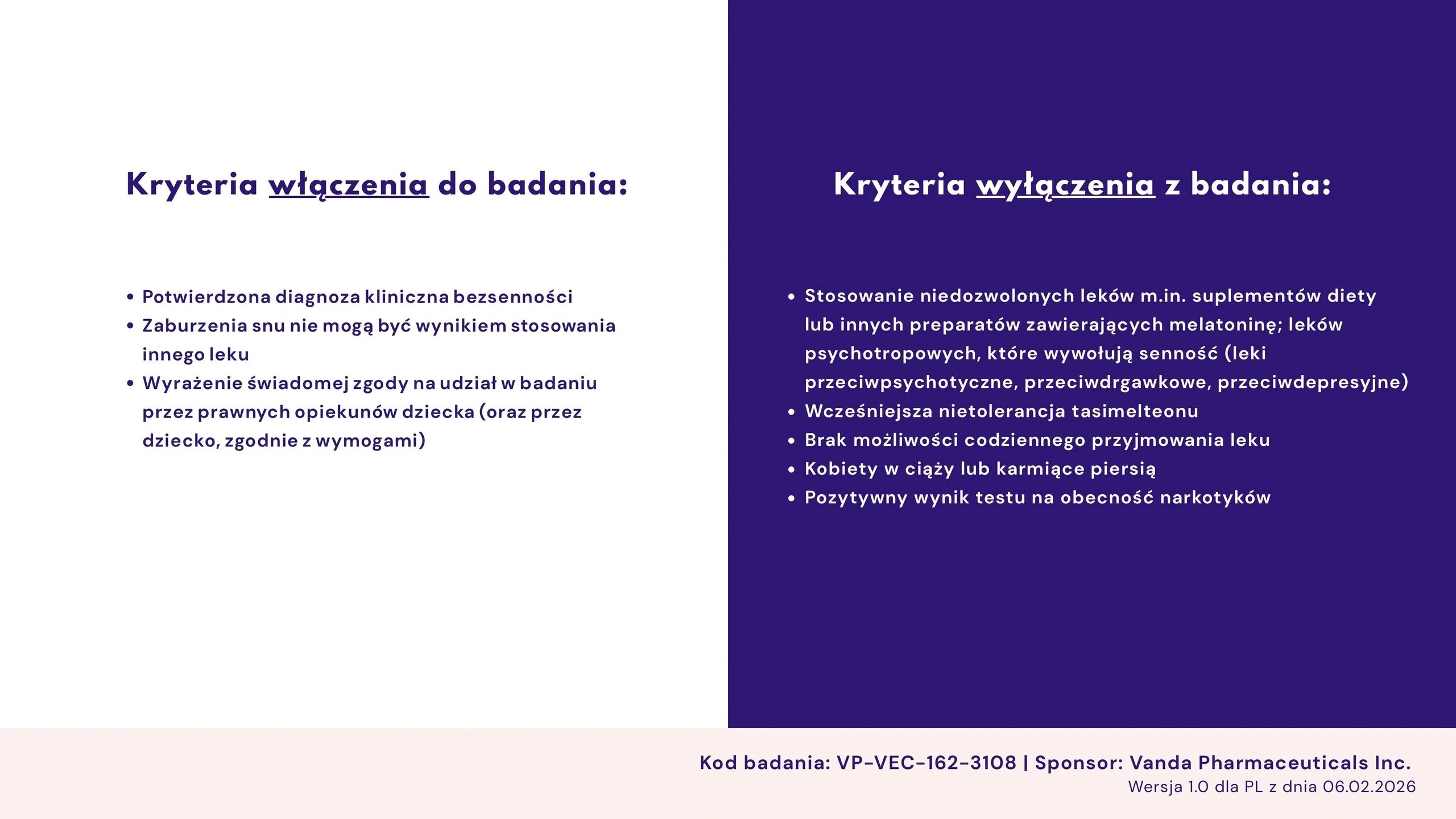 Zapraszamy do udziału w badaniu klinicznym - bezsenność u dzieci!